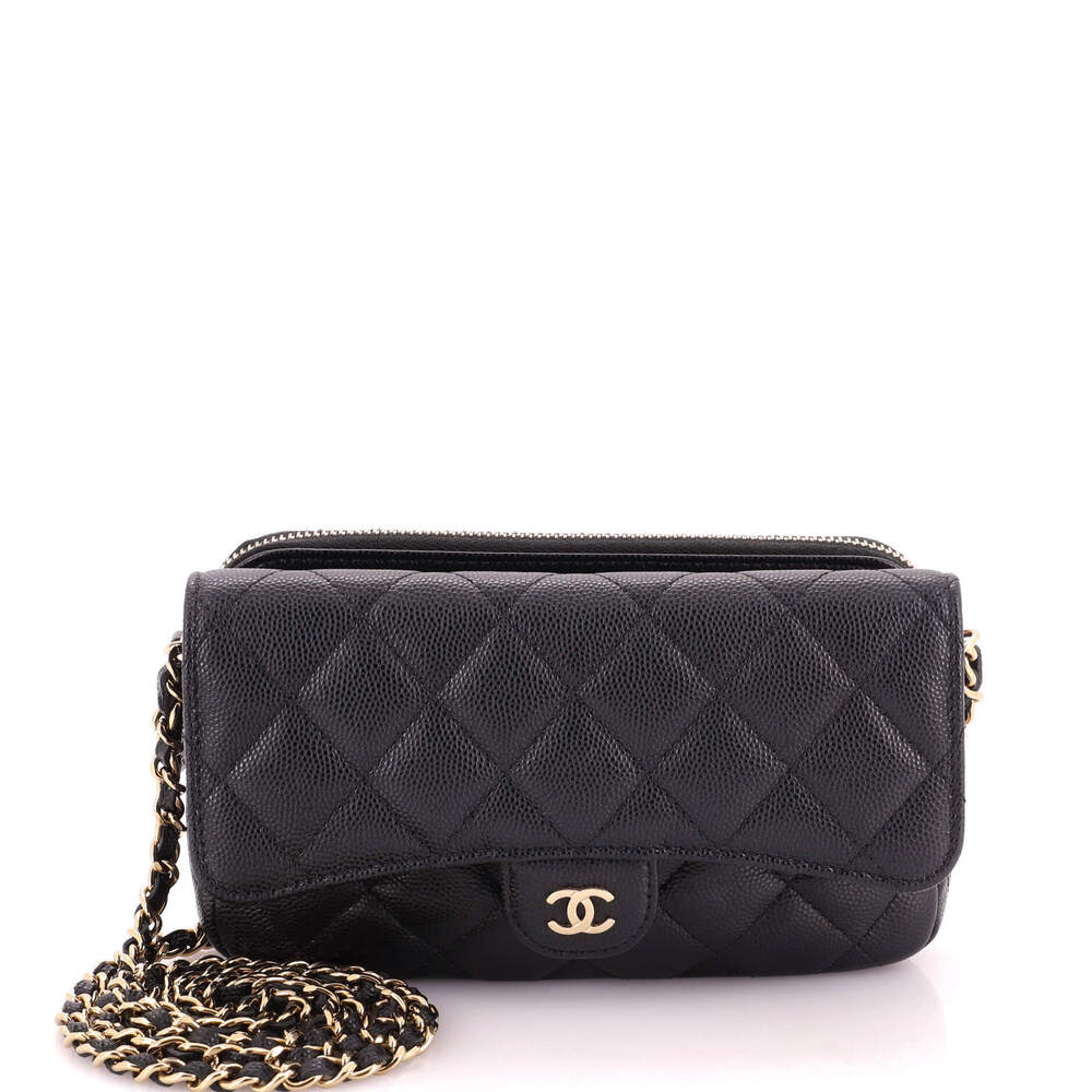 Chanel CC Flap Phone Holder with Chain